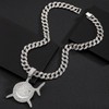 EDINGM Cuban Link Chain for Men, Miami Mens Silver Gold