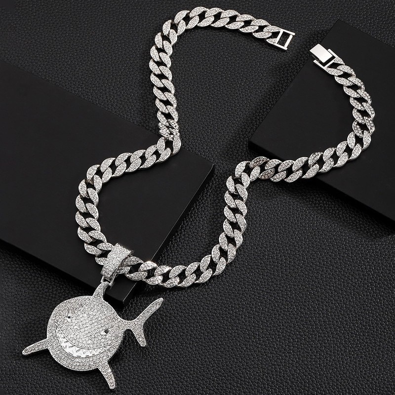EDINGM Cuban Link Chain for Men, Miami Mens Silver Gold