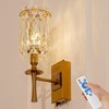 HITOO Battery Operated Wall Sconce 10000mAh Rechargeable Wall Lights with
