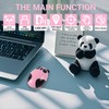 EALEK Cute Panda Wireless Mouse 2.4G - Rechargeable, Energy-Saving, Precise