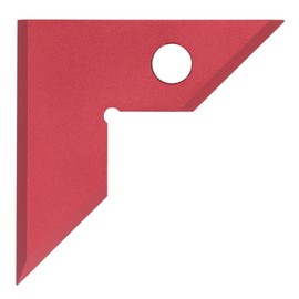 Woodworking Square 45 90 Degree Precise Positioning Aluminum Alloy Triangular Ruler Saw Table Angle Measuring Tool Red