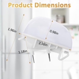 EAGLEGGO 2 Packs W11251749 Refrigerator LED Light Bulb for Whirlpool Kitchenaid Kenmore Amana Refrigerator Freezer Light Bulb Replacement AP7192759 W11520324 W11468934 W11549780 W11449273 W11602886