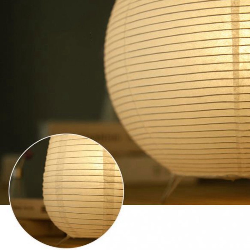 Table Paper Lamp Modern Minimalist Decorative E14 Bulb Lantern Bedside