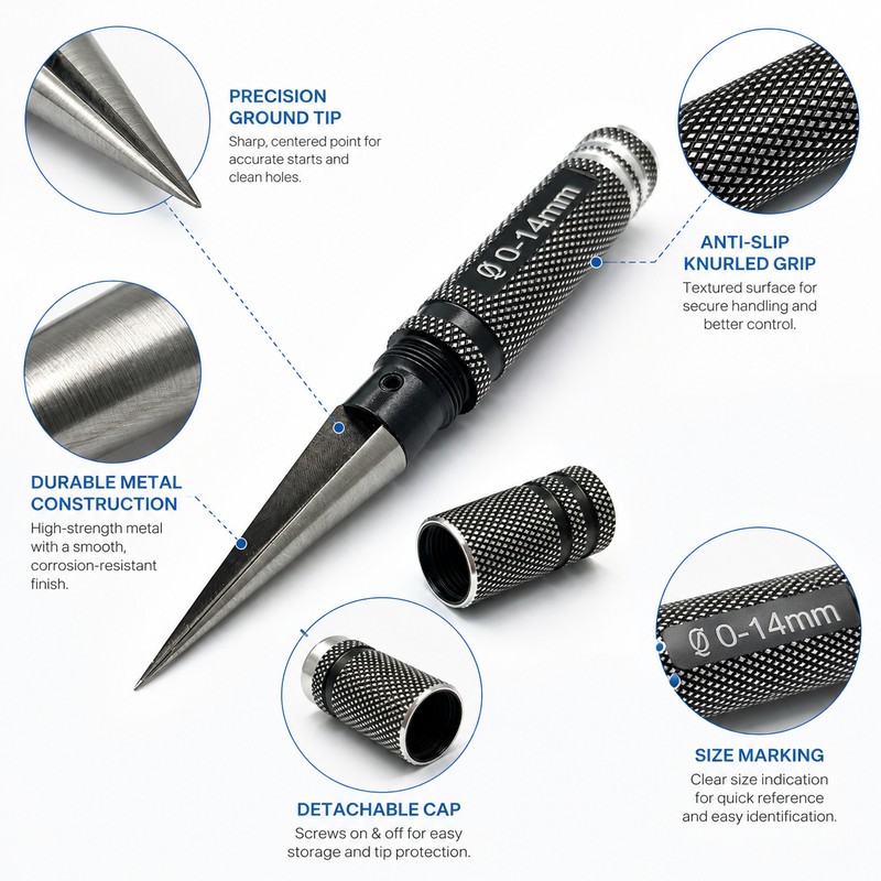 Reamer Drill Bit Set for DIY Crafts – Hole Enlarging