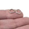 TierraCast 25 Antique Silver Large Round Jump Rings - Heavy