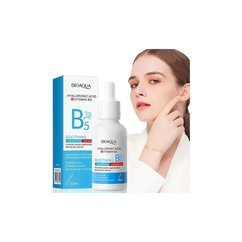 Bioaqua Sérum Vitamina B5 y Ácido Hialurónico, Antiarrugas, Piel Mixta
