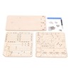 Robot Arm Building Toy Hydraulic Wooden Mechanical Model Tool Set