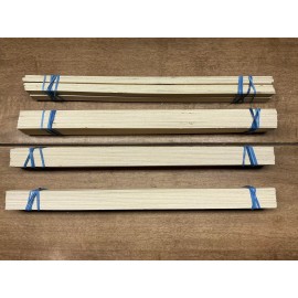 Dollhouse siding material 100 pieces  12” Long