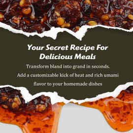 Kah's Journey Xtra Spicy Szechuan Chili Oil - Garlic and Onion Flavor 15.87oz (450g), Vegan, Sugar Free Chili Sauce with Spicy Chili Crisp, Good on Noodles, Meats, Veggies