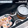 Cup Holders Car Coasters - Boho Flower Absorbent Ceramic Coaster,