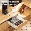 MinBoo Bamboo Coffee Pod Storage Holder Drawer Insert for Counter