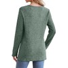 Long Sweaters for Women Crew Neck Shirts Casual Tops for