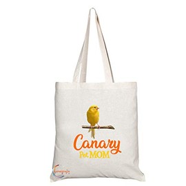 Coralgraph Inc TB621 Pet MOM Canary Novelty Present Gift Printed Eco-Friendly Stylish Long Handled Tote Shoulder Bag