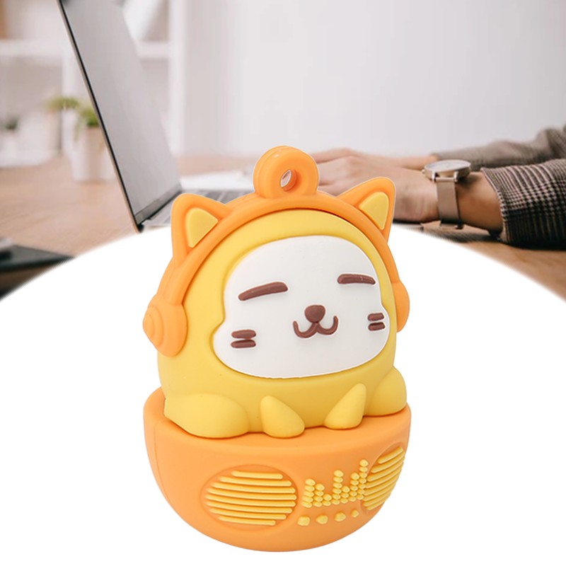 Cartoon Flash Drive PVC USB2.0 Cat Pattern Plug and Play