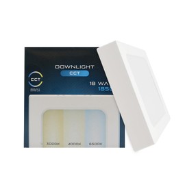 Maxled, Light is Led! 18W LED Deckenleuchte Flach Rechteckig Klein 1850lm Modern Deckenlampe 173mm 3CCT 3000K/4000K/6500K Badlampe Decke für Küche Flur Badezimmer Keller Badezimmer 220V-240V