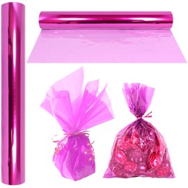 Cellophane Wrap Roll Lavender | 100’ Ft. Long X 16” in. Wide | 2.3 Mil Thick Transparent Lavender | Gifts, Baskets, Treats, Cellophane Wrapping Paper | Colorful Cello Easter, Spring Color| by Anapoliz