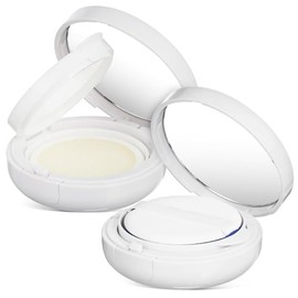 Estuche Compacto Espejo Piezas Plástico Resistente Reutilizable Base Maquillaje Polvo Suelto Uso Viajes