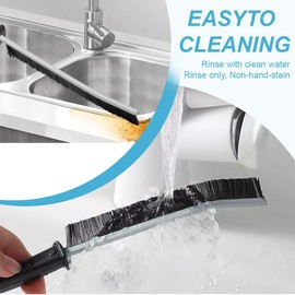 Pack of 6 Hard Bristles Corner Cleaning Brush, Split Cleaning Brush, Joint Cleaning Brush, Aluminium Head Joint Cleaning Brush, Cleaning Brush for Tile Floors, Kitchen, Bathroom