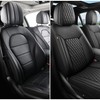 ZenRide Front Car Seat Covers 2PCS,3D Design Nappa Leather Waterproof