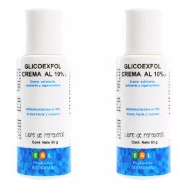 Euderma Pack 2 Piezas Crema Limpiadora Glicoexfol Al 10% 60gr