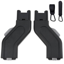 Henkgo Upper Adapter for Compatible with UPPAbaby Vista and Vista V2 Strollers/Bassinet, Toddler Seat, Aria, Mesa V2, or Mesa Max Infant-Secure Car Seats Accessories 1Set+2 Pcs Stroller Hooks