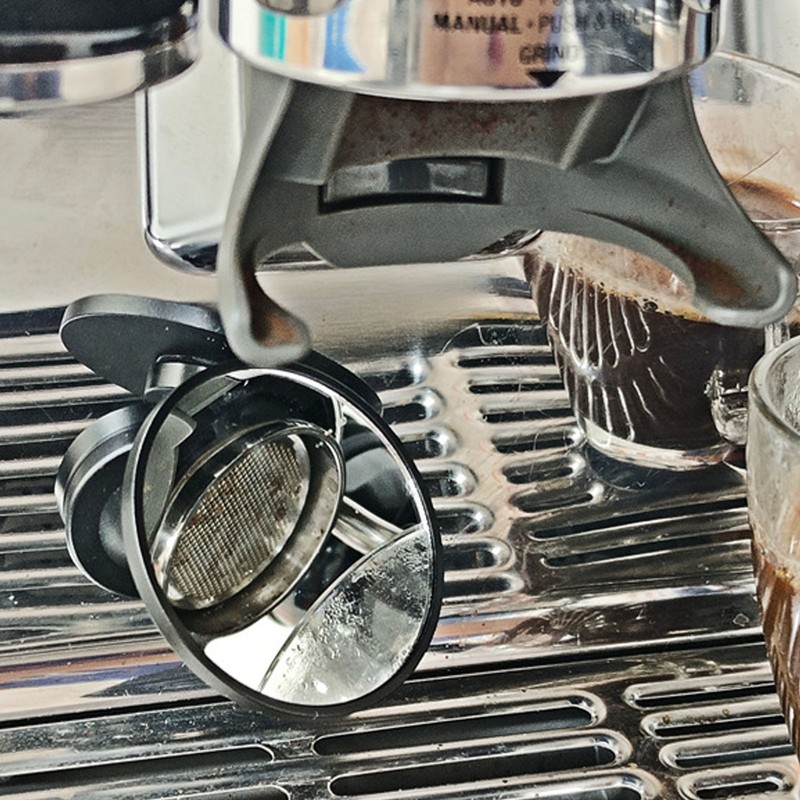 Coffee Maker Magnetic Mirror with 360° Rotating Base Aluminum Alloy