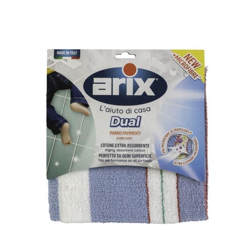 Cotton and microfibre floor cloth, 50x50 cm