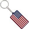 Great 1 Products PVC American Flag Keychain