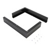Whirlpool W10164739 Genuine OEM Side Panel Kit For Microwaves, Black
