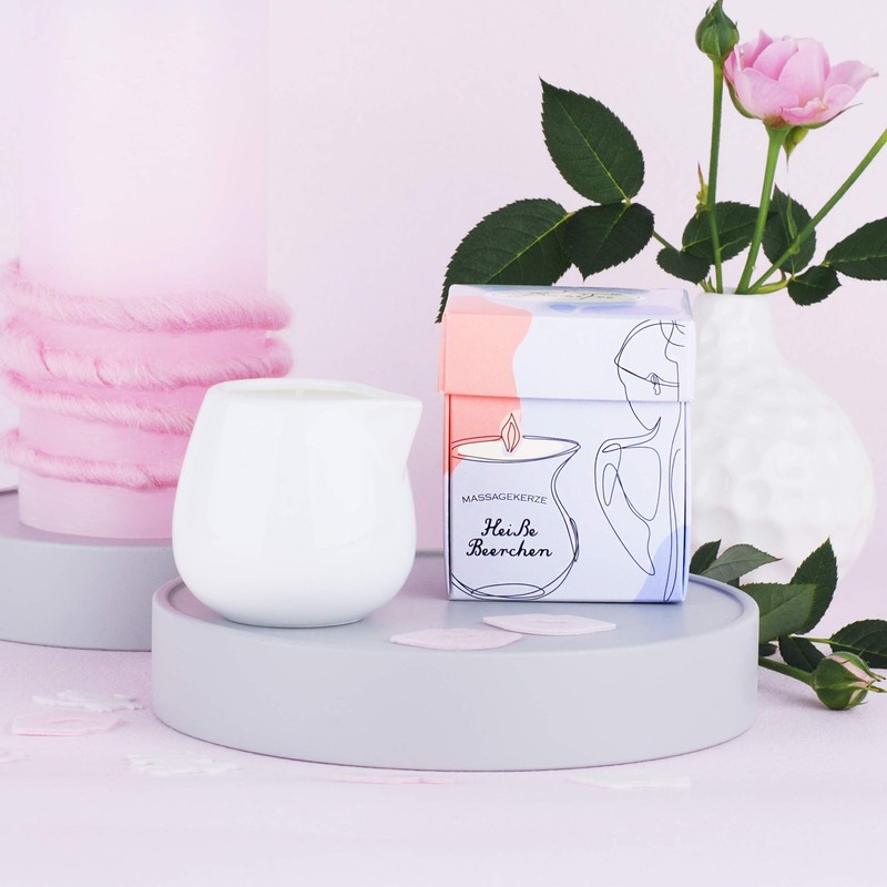 BadeFee Massagekerze Heiße Beerchen
