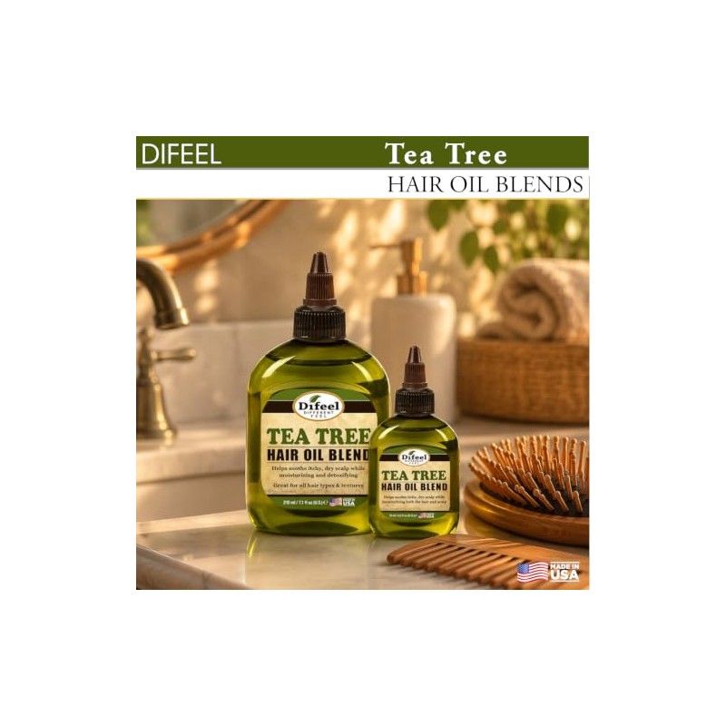 Difeel Aceite de cabello natural premium - Aceite de árbol