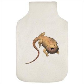 'Grumpy Bearded Dragon' Hot Water Bottle Cover (HW00030413)