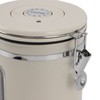 Coffee Canister 1800ml 304 Stainless Steel Window Design One Way
