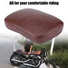 Motorcycle Brown 8 Suction Cup Rear Pillion Passenger Seat for