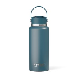 RTIC 32oz Outback Bottle, Insulated, Stainless Steel, Metal, Double Wall Vacuum-Insulation, Ceramic Lined, Leak-Proof Lid, BPA-Free Water Flask for Hiking, Running, Sports, Outdoor, Marine