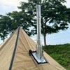 SOLOWILDER Wood Stove Pipe 2.36" Spark Arrestor Stovepipe Rain Cap