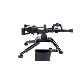 M2 Machine Gun + SM3 Tripod .50 Designed for Brick Minifigures