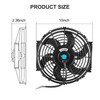 JDMSPEED New Universal Electric Radiator Slim Cooling Fan Push Pull