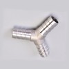 19mm Stainless Steel Y Pipe Connector 3 Way Hose Barb