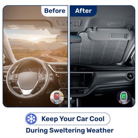 GENANY Horror Movie Character Windshield Sun Shade for Car SUV Truck (64x32 inches), Sun Shade Windshield, Shades for Front Windows, Sunshade for Car Windshield, Protector Blocks UV