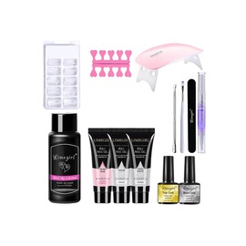 Kit Uñas Polygel, Tips y Lampara Led Geles 02 Lab.G Kit Uñas Polygel
