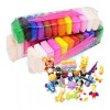 Super Carly Foamy Moldeable Manualidades 12 Colores Plastilina
