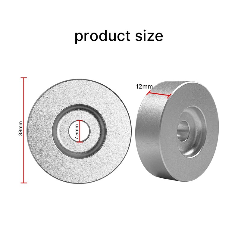 sdroceRyaM 45 RPM Adapter, 7 Inch Vinyl Record Solid Aluminum