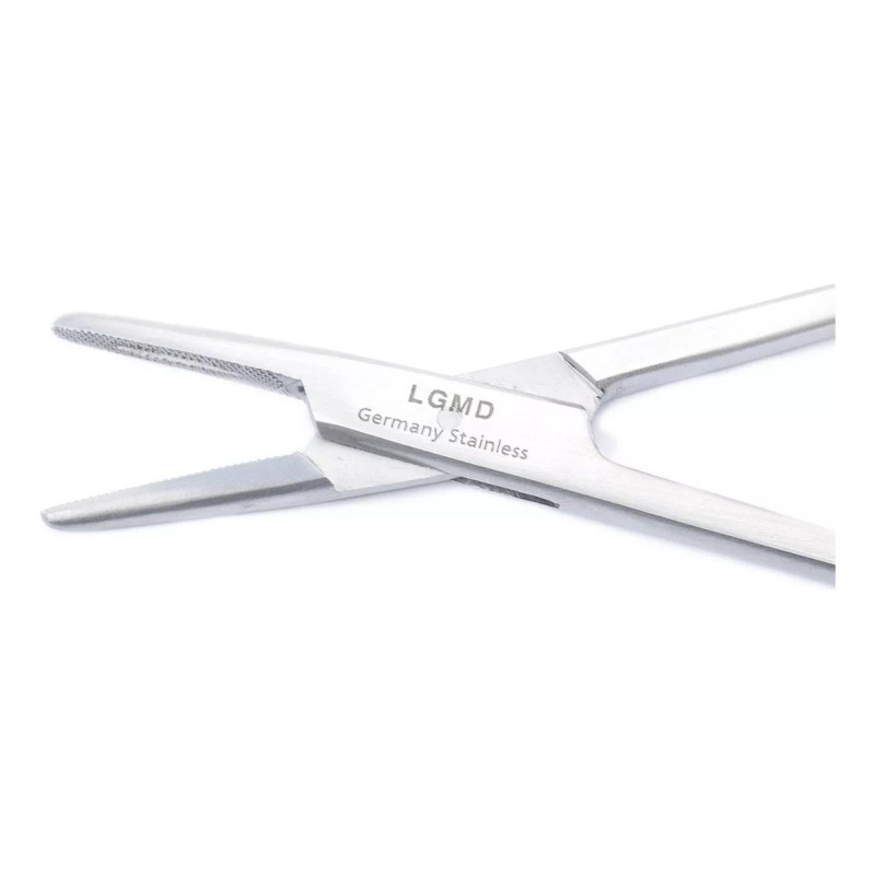 LGMD Porta Agujas Mayo Hegar 16cm Acero Inoxidable Premium Lgmd