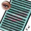 Wispy Eyelash Cluster Eyelash Extensions, 40D Cluster Eyelashes, Individual Eyelashes,