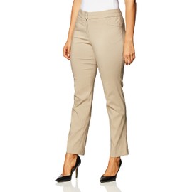 Briggs New York Women's Split Waist Pant, Cobblestone, 12