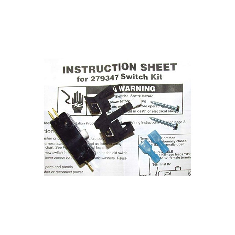 347207 Washer/Dryer Combo Door Switch
