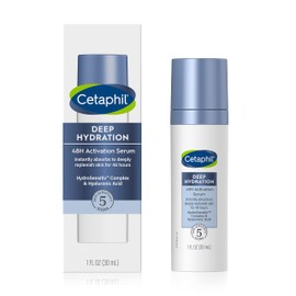 CETAPHIL Deep Hydration 48Hr Activation Serum, 1 fl oz, 48 Hr Face Moisturizer for Dry, Sensitive Skin, With Hyaluronic Acid, Vitamin E  B,...        