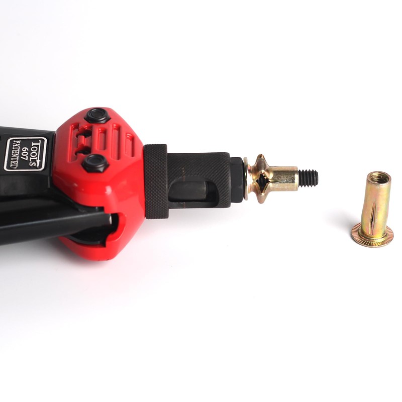 CORWIN 5/16-18 Extended Rivet Nut Gun Mandrels and Nosepiece Set,