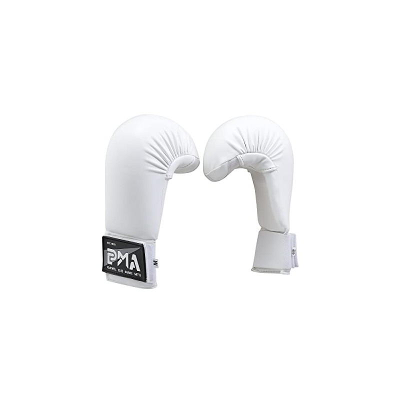 Playwell Martial Arts Karate Competition Vinyl Sparring Mitts, Gloves -